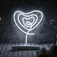 Doodle heart LED neon sign