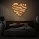 Squiggle Heart LED Neon Sign