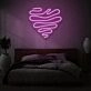 Squiggle Heart LED Neon Sign