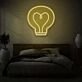 Bulb With Heart LED Neon Sign