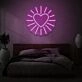 Heart with rays LED neon sign