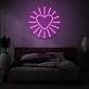 Heart with rays LED neon sign