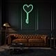 Heart Key LED Neon Sign