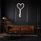 Heart Key LED Neon Sign