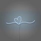 Heart Doodle Neon Sign