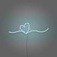 Heart Doodle Neon Sign