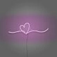 Heart Doodle Neon Sign