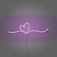 Heart Doodle Neon Sign