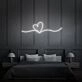 Heart Doodle Neon Sign