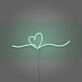 Heart Doodle Neon Sign