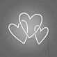Three Hearts Custom Neon LED Light