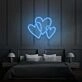 Three Hearts Custom Neon LED Light