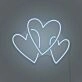 Three Hearts Custom Neon LED Light