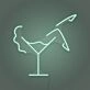 Martini Glass LED Neon Sign