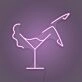 Martini Glass LED Neon Sign