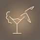 Martini Glass LED Neon Sign