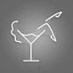 Martini Glass LED Neon Sign