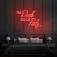 Till Death Do Us Part LED Neon Sign