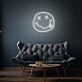 Knocked Out Emoji LED Neon Sign