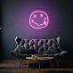 Knocked Out Emoji LED Neon Sign