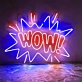 Wow! Neon Light Sign