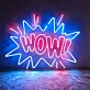 Wow! Neon Light Sign