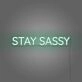 Stay Sassy Neon Sign Aesthetic For Room