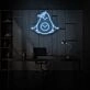 Meditating Avocado LED Neon Sign