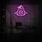 Meditating Avocado LED Neon Sign