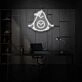 Meditating Avocado LED Neon Sign