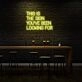 This is the sign you've been looking for LED Neon Sign