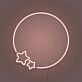Moon and Stars Custom Neon Light