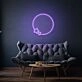 Moon and Stars Custom Neon Light