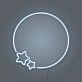 Moon and Stars Custom Neon Light