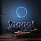 Moon and Stars Custom Neon Light