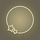 Moon and Stars Custom Neon Light