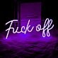 Fuck Off Deco Neon