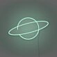 Saturn LED Neon Sign