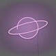 Saturn LED Neon Sign