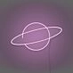 Saturn LED Neon Sign