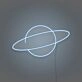 Saturn LED Neon Sign
