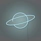 Saturn LED Neon Sign