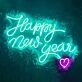Happy New Year Neon Sign