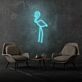 Flamingo room neon sign