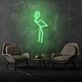 Flamingo room neon sign