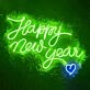 Happy New Year Neon Sign
