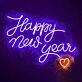 Happy New Year Neon Sign