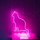 Cat silhouette LED neon sign