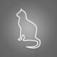 Cat silhouette LED neon sign