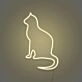 Cat silhouette LED neon sign